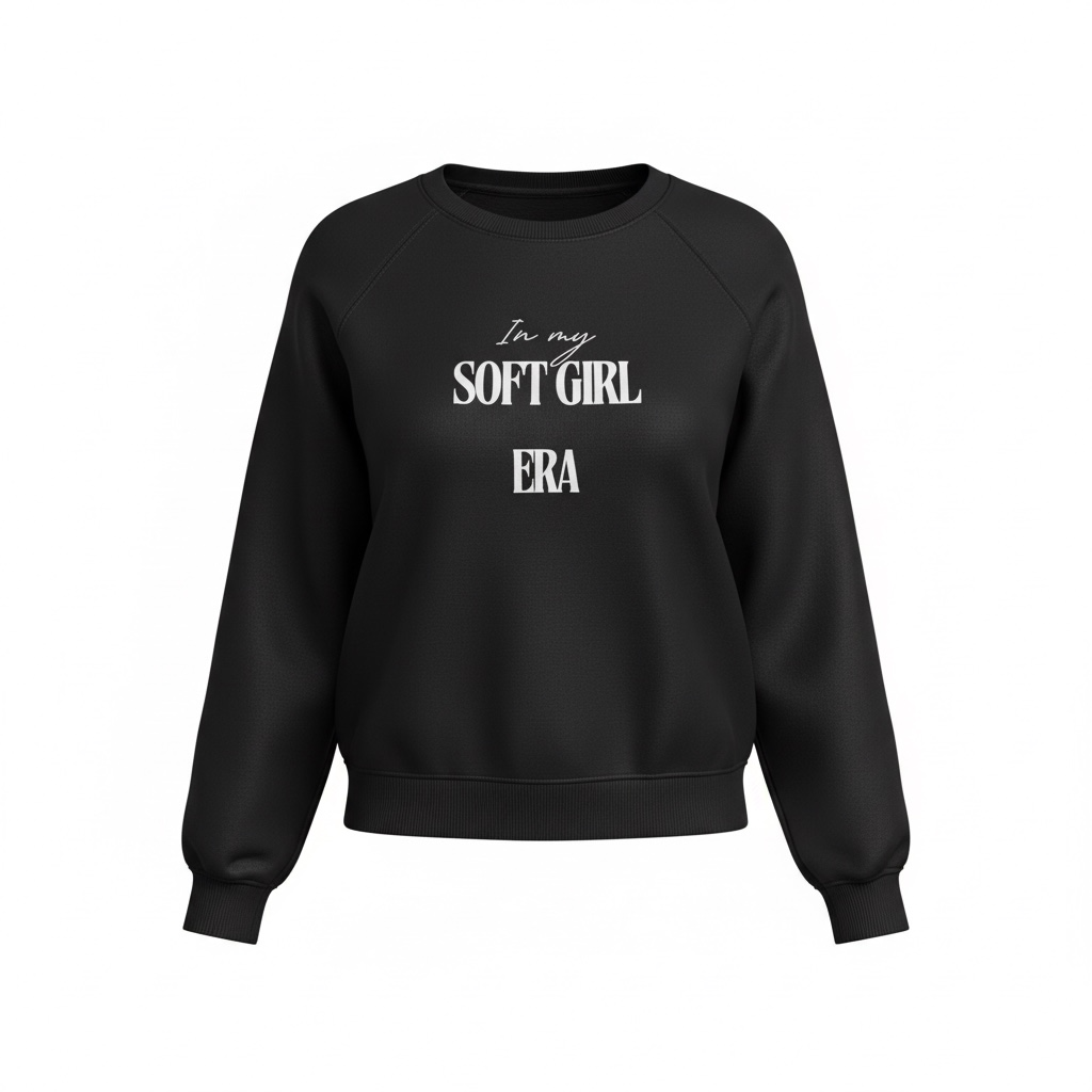 Soft Life Oversized Raglan Sweatshirt