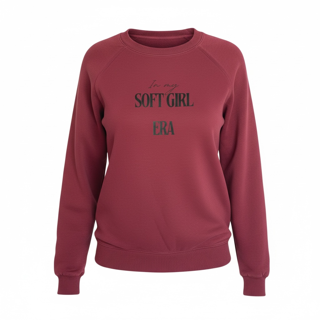 Soft Life Oversized Raglan Sweatshirt