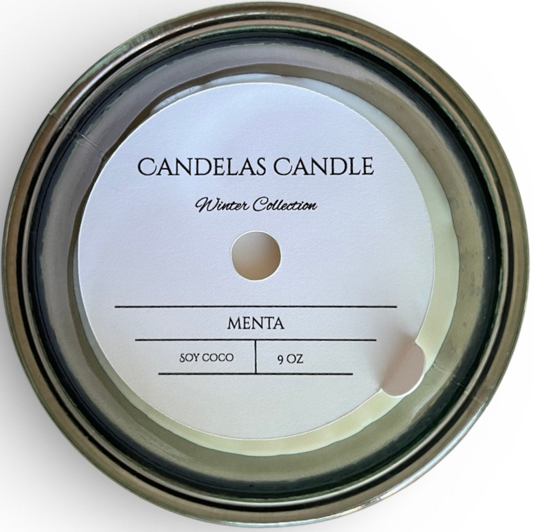 Wickless Winter Candles made with Pure Essential Oils and a Soy Coconut Wax Blend